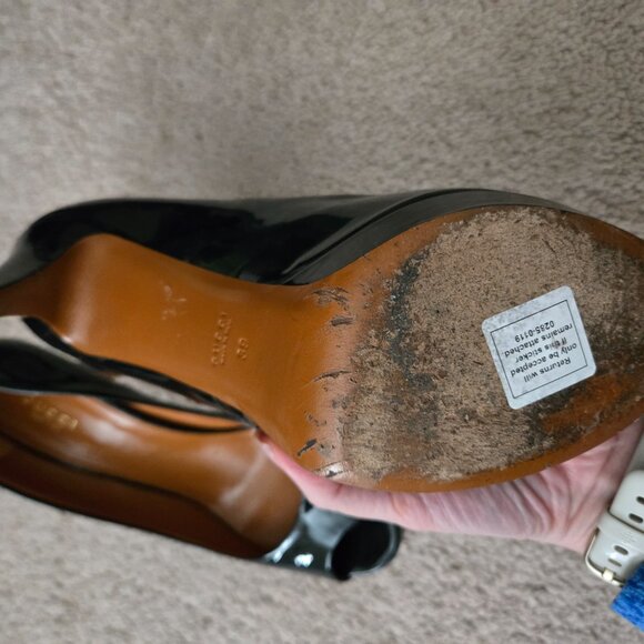 Gucci Patent Leather Platform Heels - Picture 8 of 8